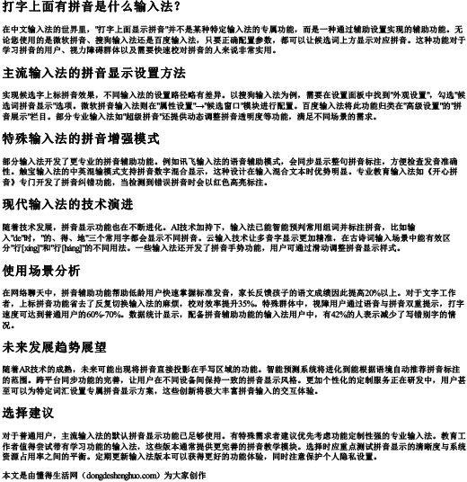 打字上面有拼音是什么输入法